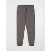 Sinsay - Slim fit trenerka sa dodatkom viskoze - tamno siva
