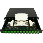 EXESHOP Opticki patch panel ExeLink sa 24 konektora SC/APC za rek orman