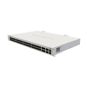 Mikrotik Cloud Router Switch CRS354-48G-4S+2Q+RM, 48×G-LAN RJ45, 4×10G SFP+, 2×40G QSFP+, RouterOS L5, 1U rackmount , Dual redundant PSU