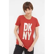 Kratka majica Dkny ženski, rdeča barva