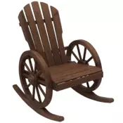 Homestar Gugalnik 68x88x92 cm rjave barve
