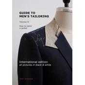 Guide to mens tailoring, Volume 2 (black & white)