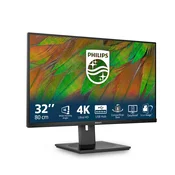 Philips 32B1N3800/00 - 32-inch 4K UHD monitor height adjustable speakers (3840x2160 60 Hz HDMI DisplayPort USB hub) black