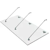 Homestar Nadstrešek za vrata 200x90 cm Prozoren