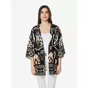 KOROSHI Kimono mešane barve/črna
