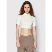 Reebok Bluza HH7370 Bež Slim Fit