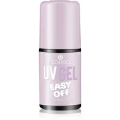 essence UV GEL EASY OFF gel lak za nohte z uporabo UV/LED lučke odtenek 105 - lavender lady 5 ml