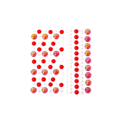 Aga4Kids Samolepilni kamenčki DS8111-X