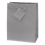 Dekorativna torba CREATIVE Special Simple M 18x23x10 cm jednobojna, ručke od srebrnog užeta 71468