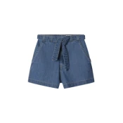 Pepe Jeans za dekleta. PG800867 Kratke sproščene hlače Hw Jr blue (4Anos= 80cm), Modra, Priložnostno, Bombaž, D&