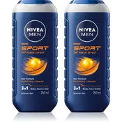 NIVEA MEN Sport gel za prhanje za moške ugodno pakiranje