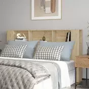 Uzglavlje s ormaricem boja hrasta sonome 180 x 18,5 x 104,5 cm