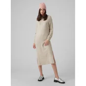Vero Moda Pletena obleka 10291689 Bež Relaxed Fit