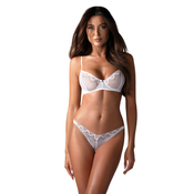 Obsessive Alissium 2-pcs Set White XS/S