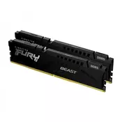 DDR5-32GB 6000MHz CL40 KIT (2x 16GB) Kingston Fury Beast  1,1V/1,25V Gaming (KF560C40BBK2-32)