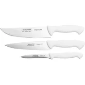 Tramontina Set noževa Premium, 3 komada, Beli