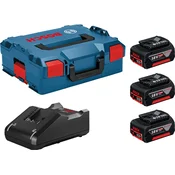 BOSCH Set akumulatora 3x GBA 18V 5.0Ah + 1x punjac GAL 18-40 + L-Boxx 136 0615990L3T