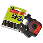 Fenix D1-45017B/R RDEČ trak - ČRN izpis, 12mmx7m, nadomešča trak DYMO 45017 D1