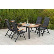 Gardenson Vrtna Garnitura Tilos, 5-Delno, Masivno, Vklj.blazine