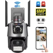 GMB Kamera CAM-IP6MP-EP11-QQ, 6 Mpix, microSD, iCSee, Xmeye App, Two-way voice, PTZ, IP66, 2.8 mm, 3.6 mm
