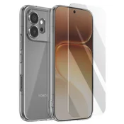 OEM Mayaxess, Ovitek za Honor 600 z zaščitnim kaljenim steklom za zaslon, Prozorna, (5000274115)