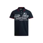 CAMP DAVID Majica marine / rdeča / bela