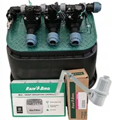 Rain Bird 3-delni komplet: razdelilnik s kompresorjem, RC2, RSDBex, korito, PE 25