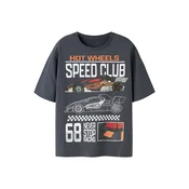 NAME IT Majica NKMSIDDI HOTWHEELS dimno modra/oranžna/rdeča/bela