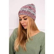 Kesi Cap with fleece Melisa K241 orange+gray