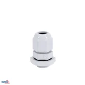 Bemko kabelska uvodnica M12 siva IP68 BM-E45-M-12-S/1