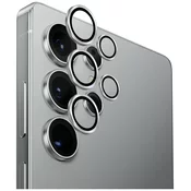 Zaščitno kaljeno steklo UNIQ Optix aluminijasta zaščita leče kamere za Samsung Galaxy S25 Ultra srebrna (UNIQ-GS25U-ALENSSIL)