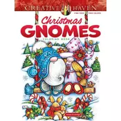 Creative Haven Christmas Gnomes Coloring Book