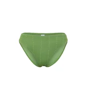 Trendyol Green Textured Regular Bikini Bottom