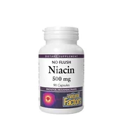 Natural Factors – Niacin 500 mg, 90 kapsul