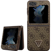 Guess zaščitni ovitek Triangle Strass Brown, Samsung Galaxy Z Flip 5