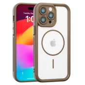 Bumper MagSafe maska za iPhone 15 Pro - braon