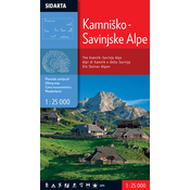 SIDARTA Zemljevid KAMNIŠKO-SAVINJSKE ALPE 1 : 25 000