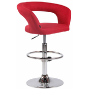 BHM Germany Barski stol Jaen, tekstil, rdeča barva