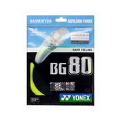 Žice za badminton Yonex BG 80 (200 m) - yellow