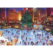 Ravensburger - Puzzle Veselje v Rockefellerjevem centru - 1 000 kosov