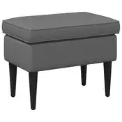 vidaXL Podnožje Temno siva 55 x 35 x 41 cm Blago