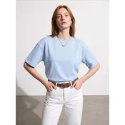 Dilvin Majica T-Shirts svetlo modra