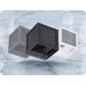V-TAC LED solarna stenska svetilka s PIR senzorjem 2,25 W, 900 lm, CCT, IP65 Farba rámiku: Bela