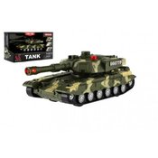 Tank plast 20cm na zavoro na baterije s svetlobo in zvokom 23x14x11cm