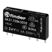 Finder Relej za vtičnico/odtiskovalnik Finder 34.51.7.024.5010, (20889385)