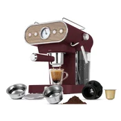 Espresso kavni aparat 3v1 s penilnikom mleka Leonardo 20bar 55354