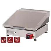 Stoni plinski roštilj inox 40 x 40, Fe 5mm ploca sa inox poklopcem, Gurman 40 - Trend