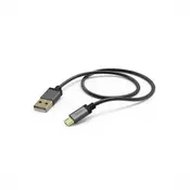 HAMA "Metal" kabel za punjenje/data, Micro-USB, 1,5 m, antracit
