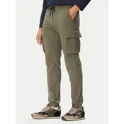 Aeronautica Militare Spodnji del trenirke 262PF1020UF00662 Khaki Regular Fit