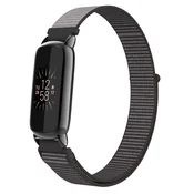 INF Združljiv z Fitbit Luxe - Nastavljiv športni zapestni pas iz najlona Grey, (5000116921)